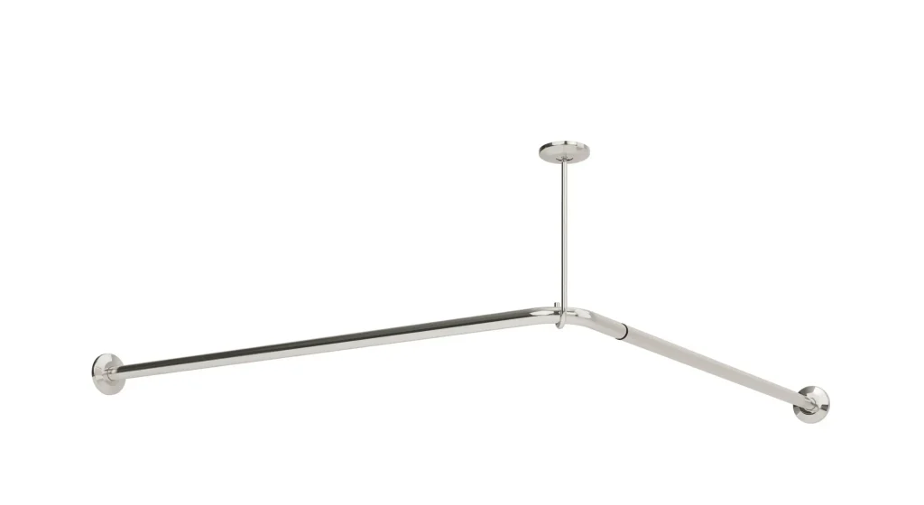 L Shaped Curtain Rails