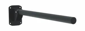 Friction Single Arm Hinged Support Rail black