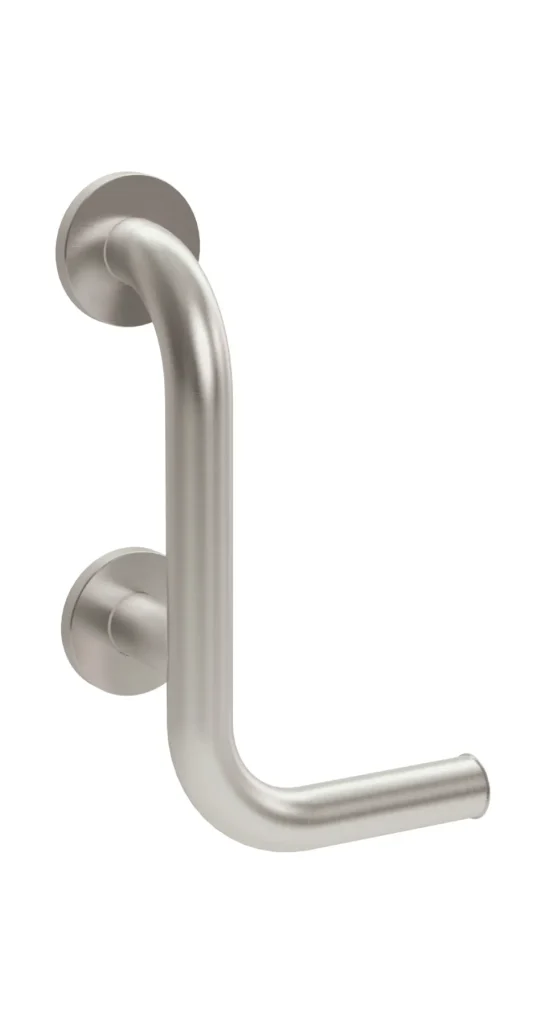 Yardely 35mm Grab Rail with Toilet Roll Holder LH
