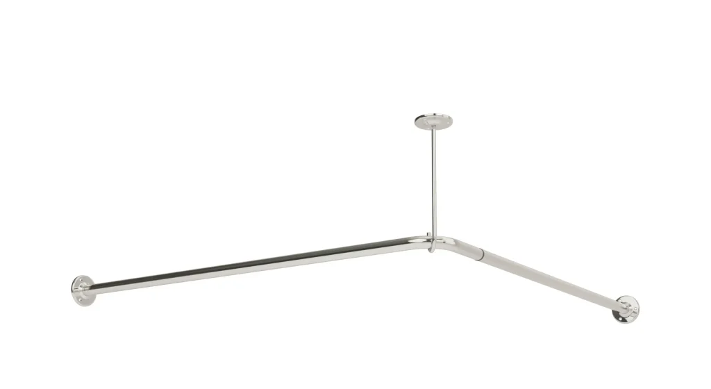L Shaped Curtain Rails for Showers & Bathrooms