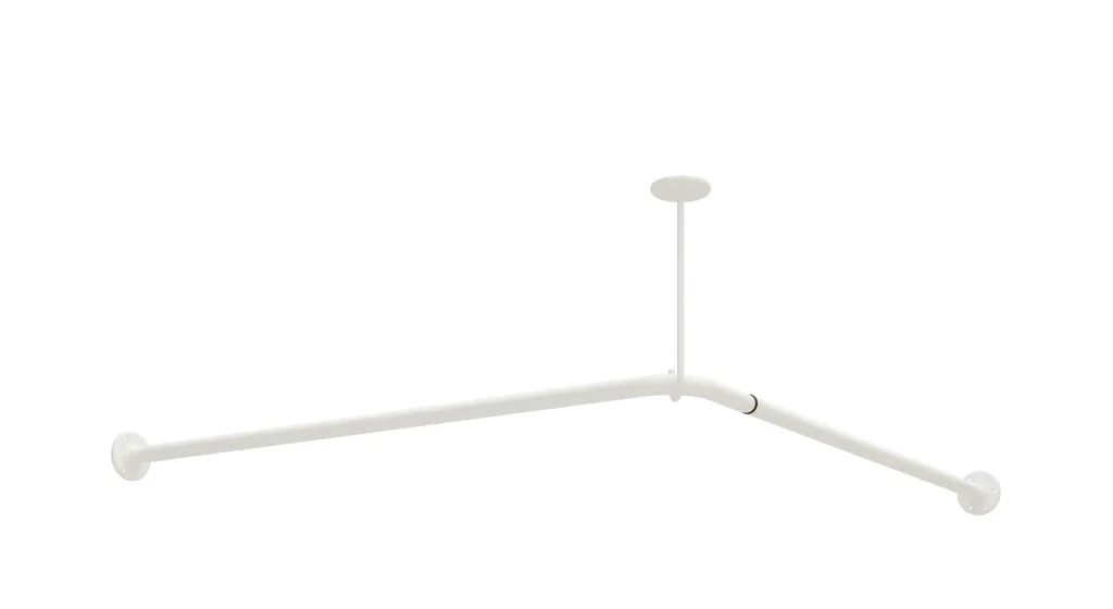 L Shaped Curtain Rails for Showers & Bathrooms