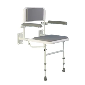 Padded Shower Seat with Arms and Backrest