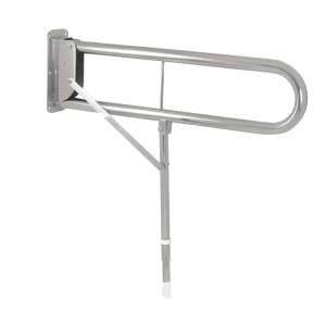 Double Arm Hinged Support Rail – Stainless Steel Backplate